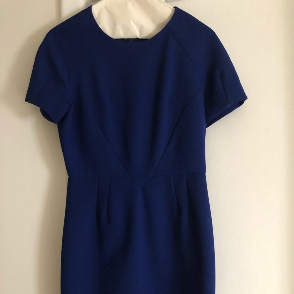 Blue TopShop knee length dress